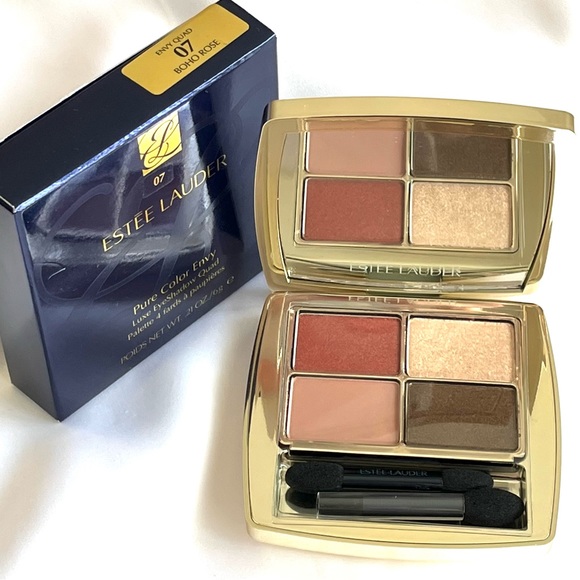 Estee Lauder Pure Color Envy Luxe Eyeshadow Quad BOHO ROSE 07 - Picture 12 of 13